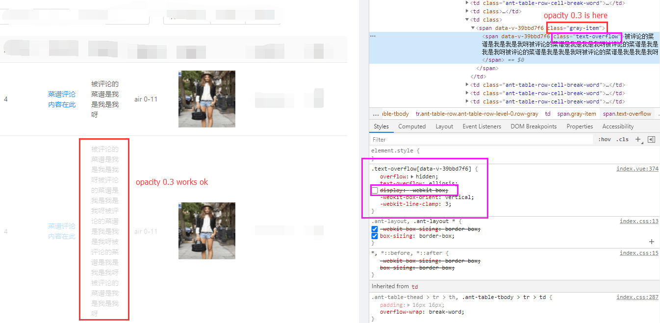 css [displaywebkitbox;] made my [opacity0.3;] invalid Stack Overflow