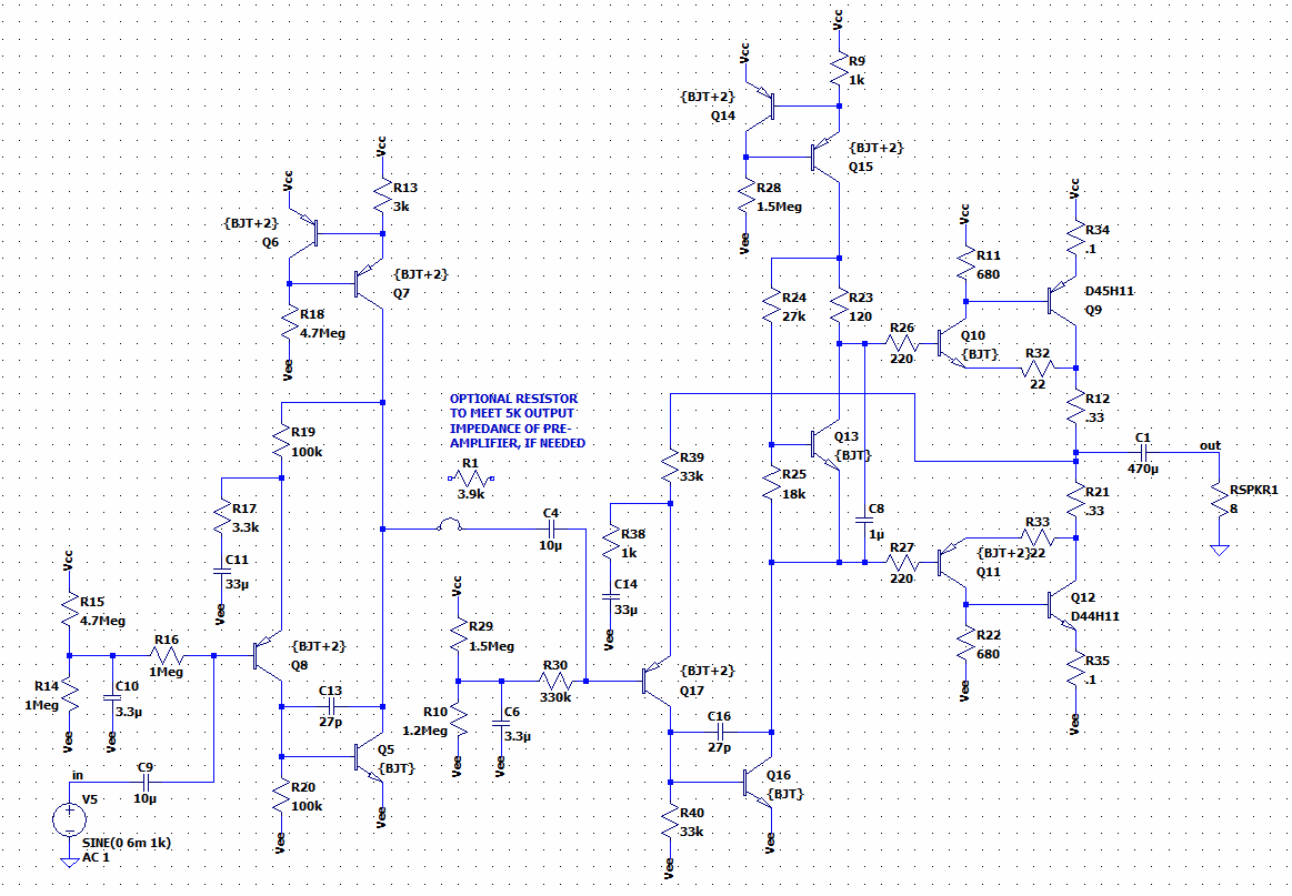 mosfet - How to design an audio power amplifier circuit? - Electrical