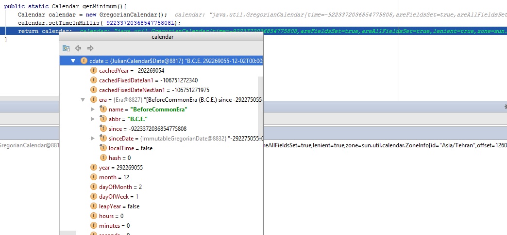 Minimum date in Java Stack Overflow