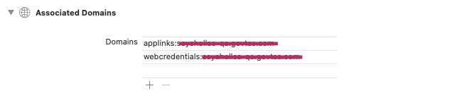 xcode Universal link is not working with react native