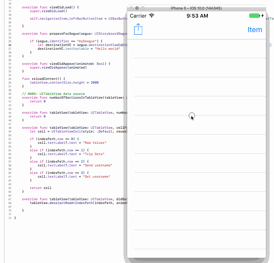 uitableview Swift set height of table Stack Overflow