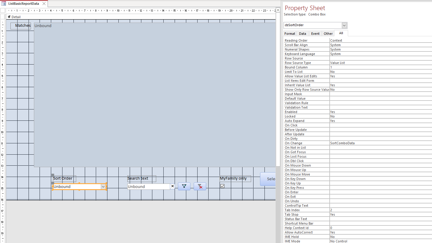 arrays How to fix MS Access Form Combobox error in VBA Stack Overflow