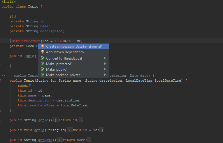 java DateTimeFormat not recognized Stack Overflow