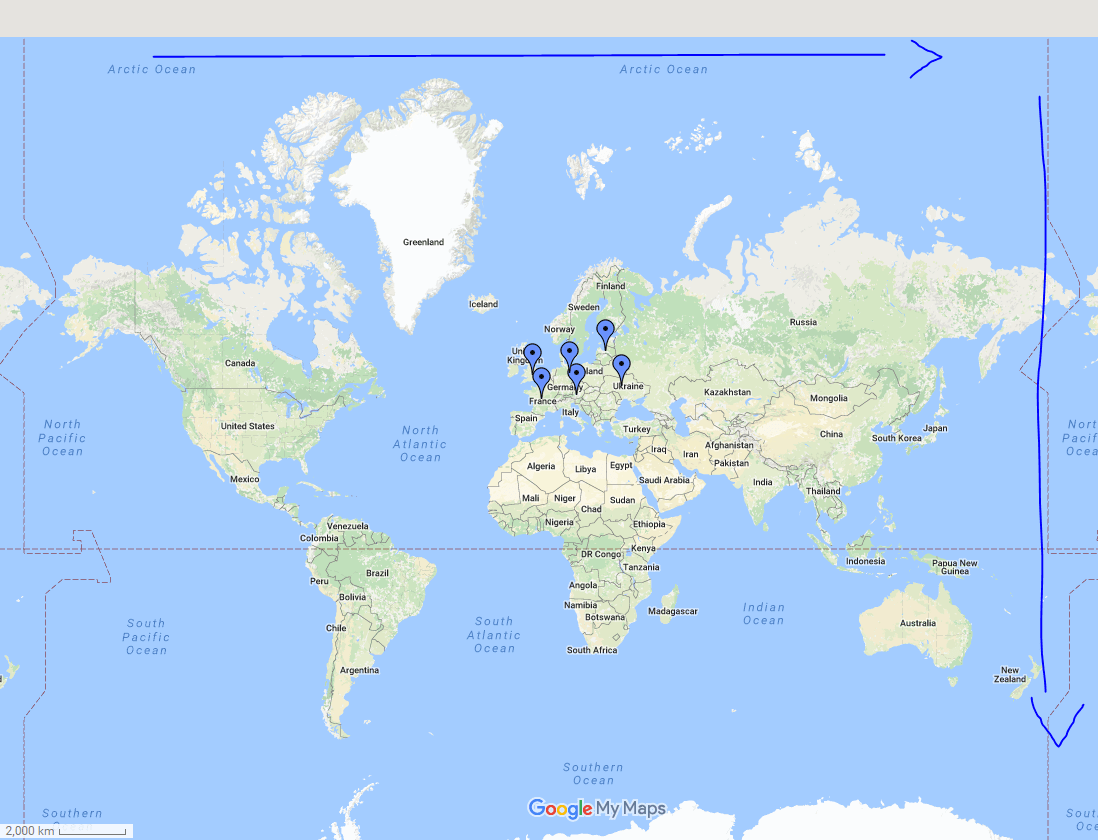 java Android / Google Maps API Calculate width and