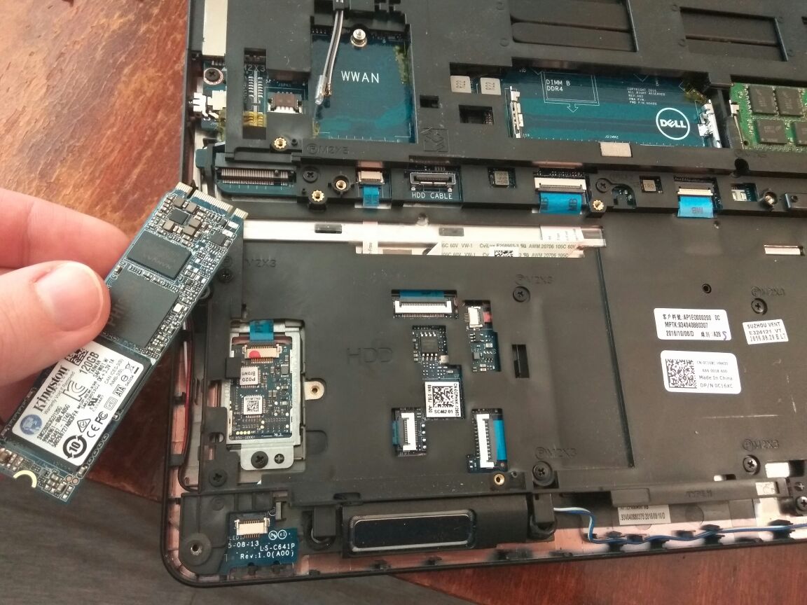 hard drive Dell 5570 and ssd disk Super User