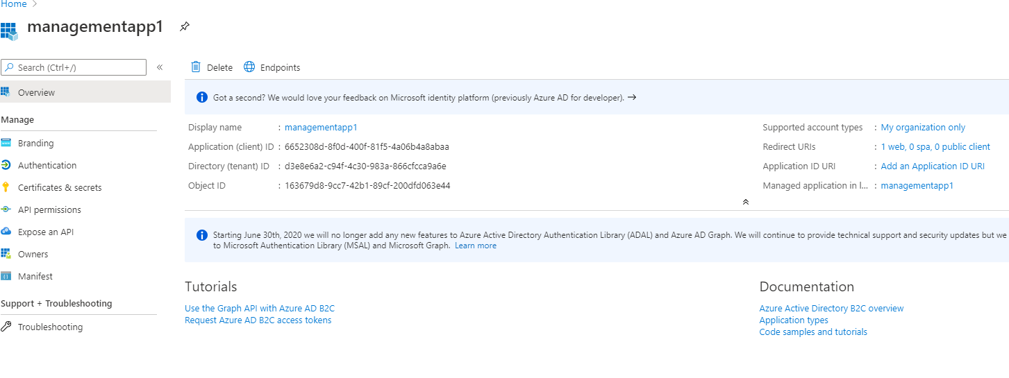 azure active directory "AADSTS900144 The request body must contain the following parameter