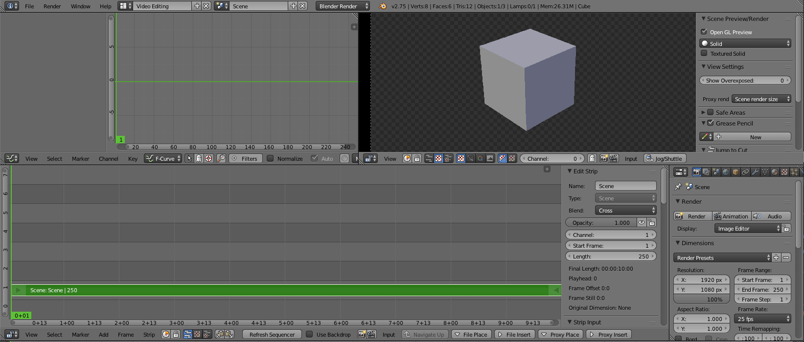 blender internal render engine Sequencer won't show the actual