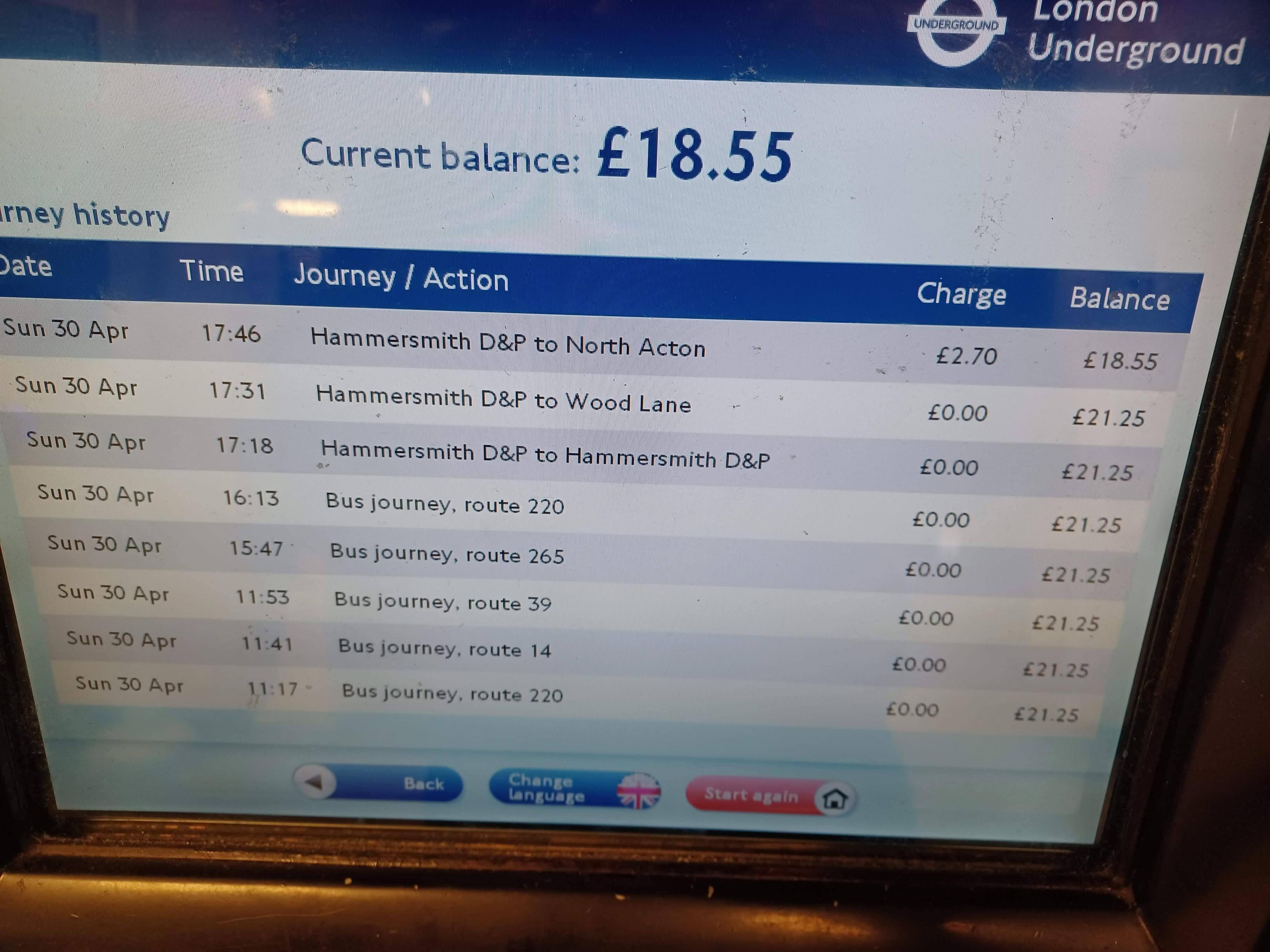 uk Incorrect Tube fare charge in Zone 2? Travel Stack Exchange