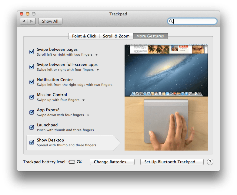 macos - Magic Trackpad gestures don't work - Ask Different