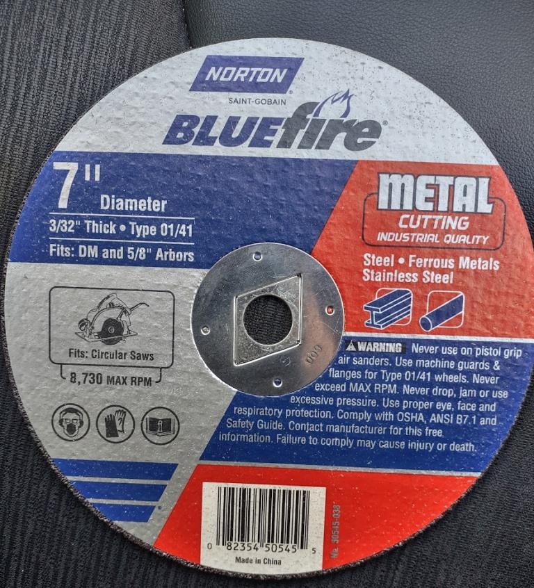 Circular Saw Outer Washer Clamp Not Fitting with Metal Cutting Blade