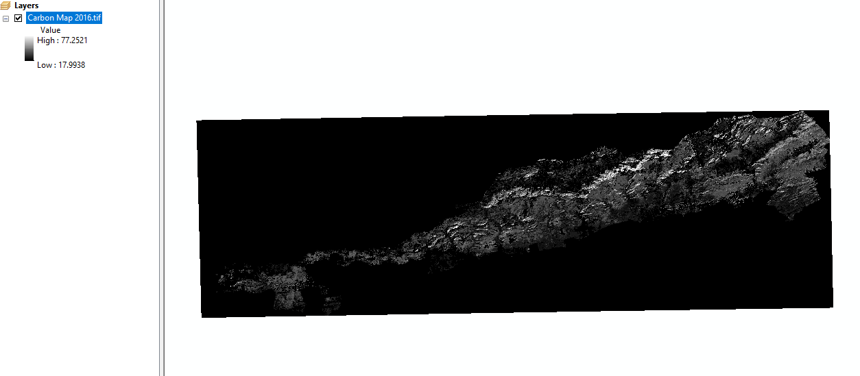 Extra black area after exporting image from Google Earth Engine to