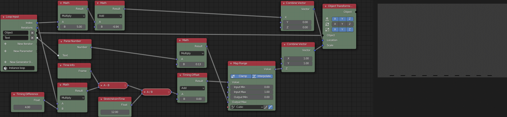 Animation nodes, barchart, I can generate the bars, but how do I
