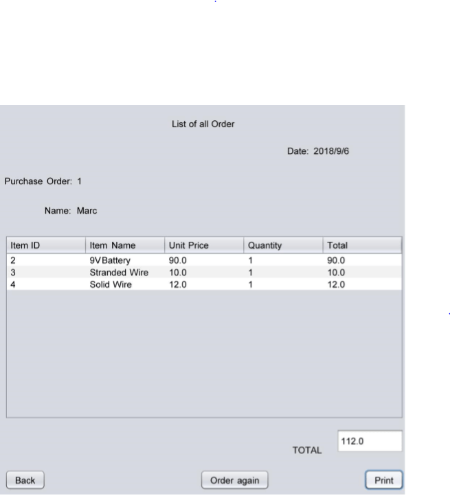 java How to print values of JLabel and JTable in JPanel Stack Overflow