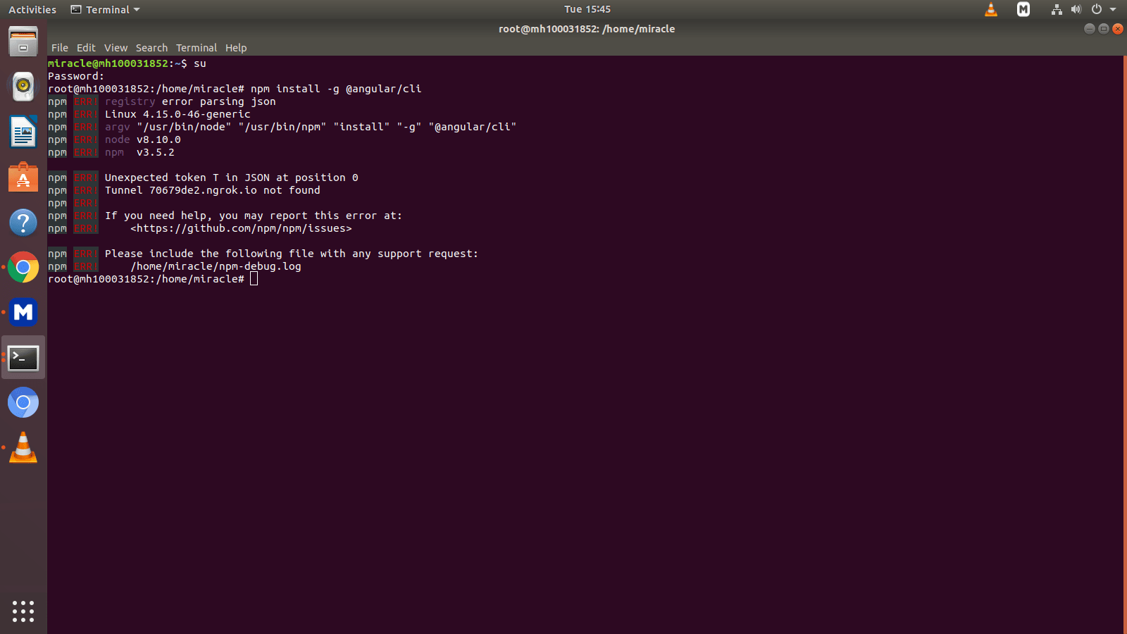 Remove npm config set registry porcover