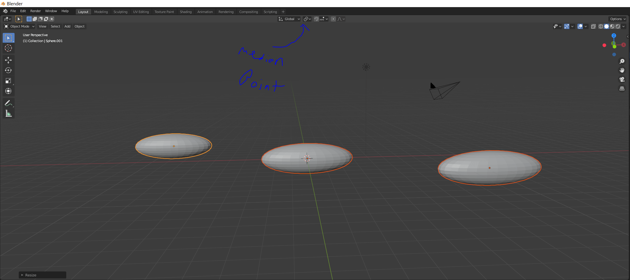 transforms How to scale multiple objects in Blender 2.82+ without a