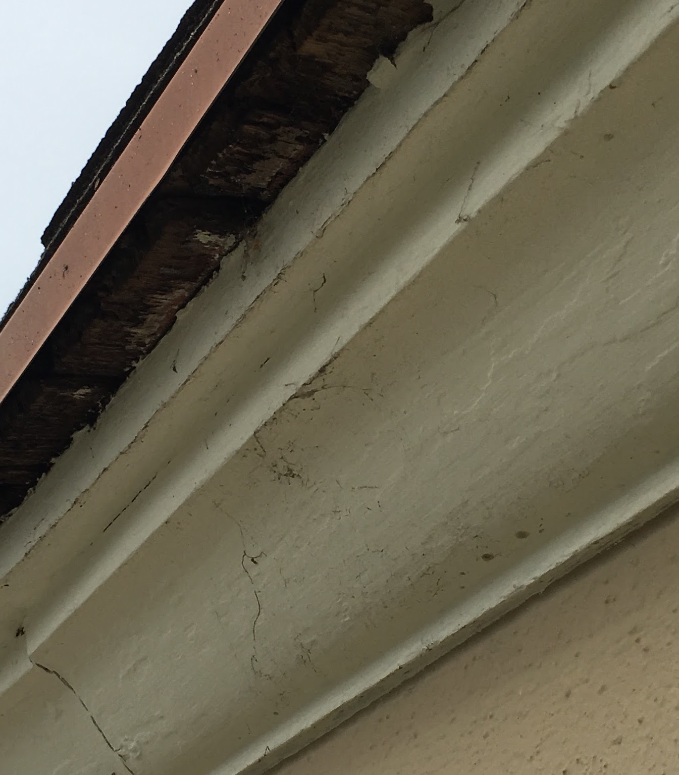waterproofing Best way to install gutters on roof with no vertical