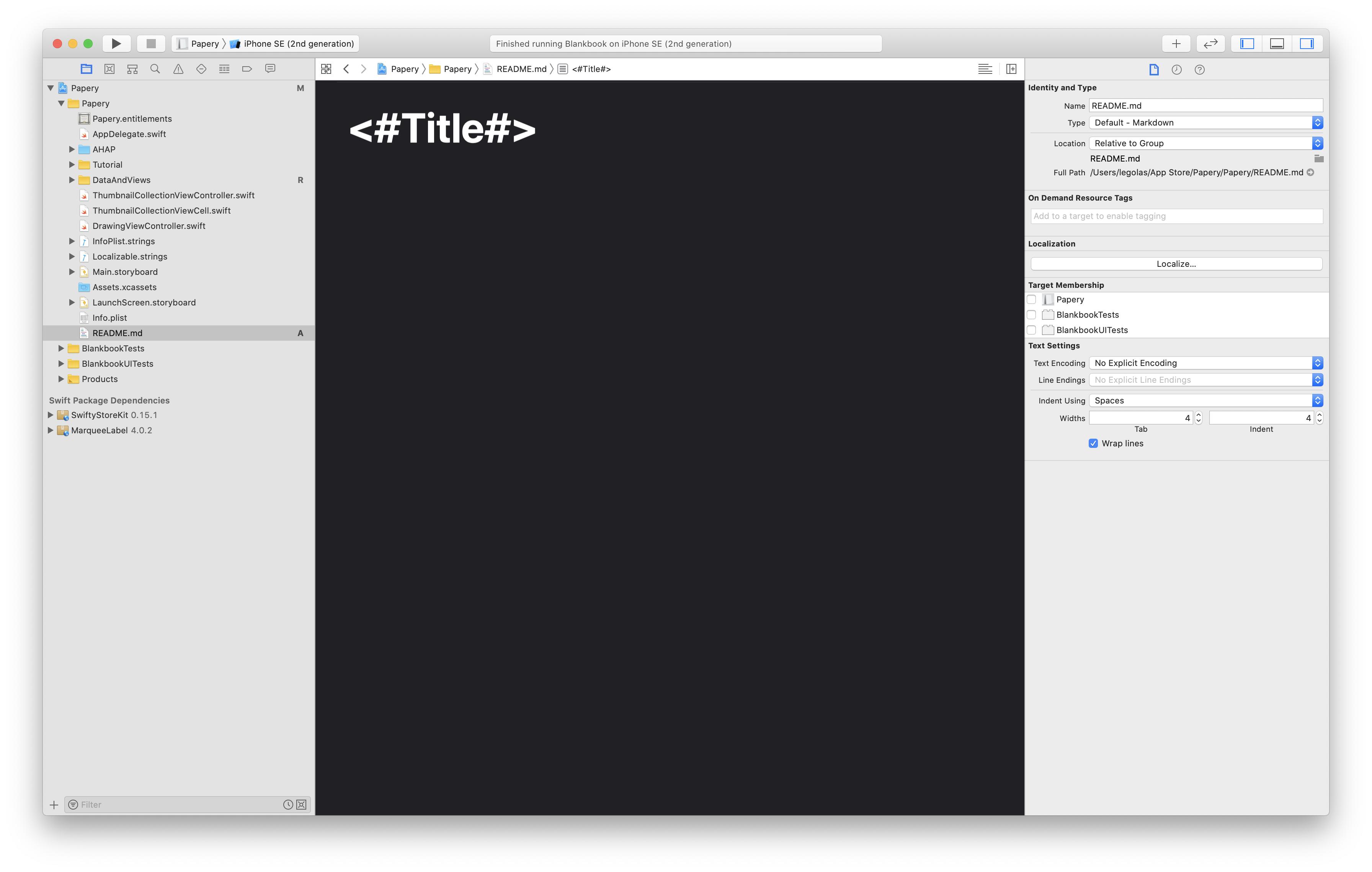 How can I edit a Markdown file in Xcode? Stack Overflow