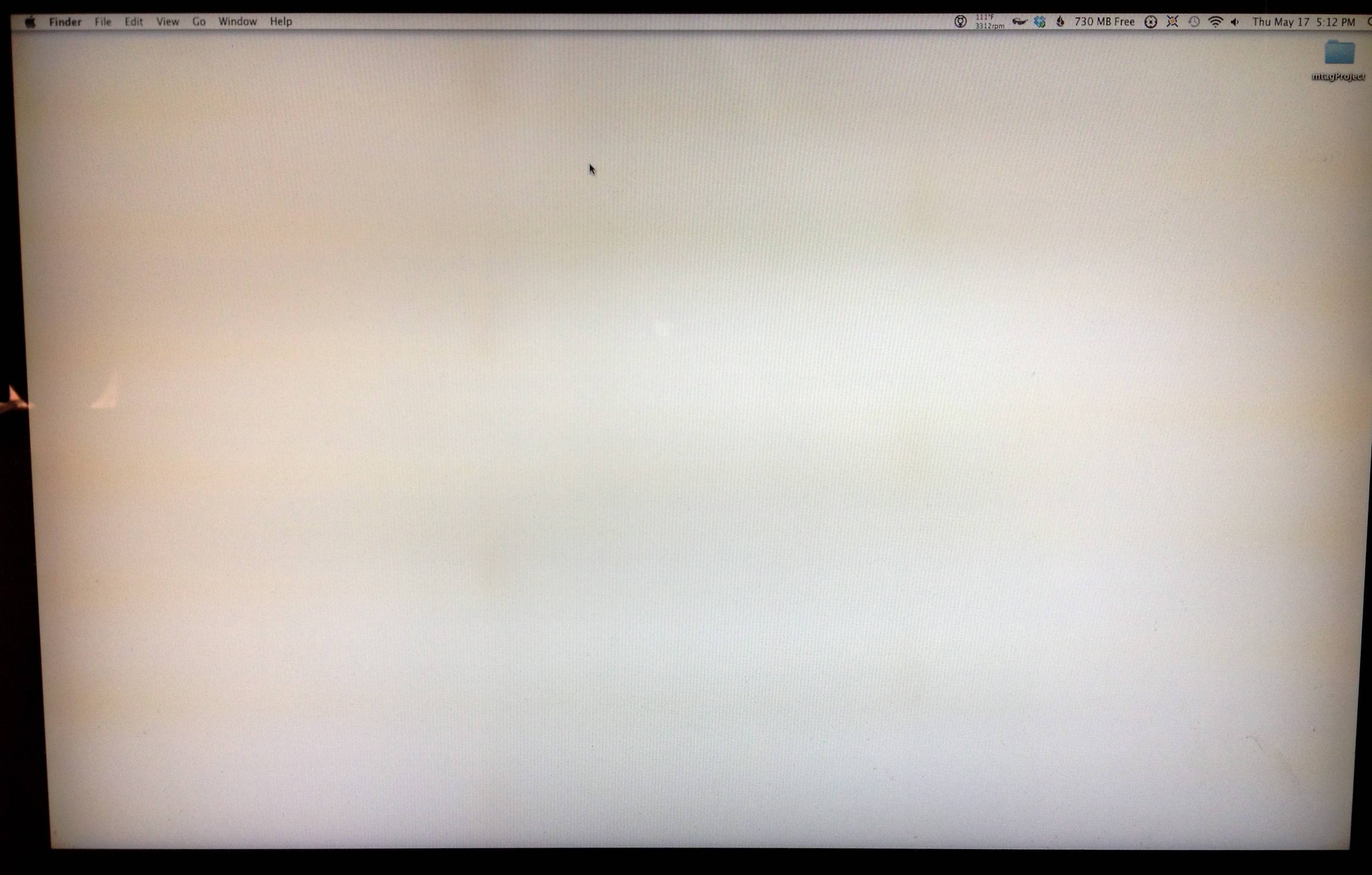 iMac display has discolored tan lines Ask Different