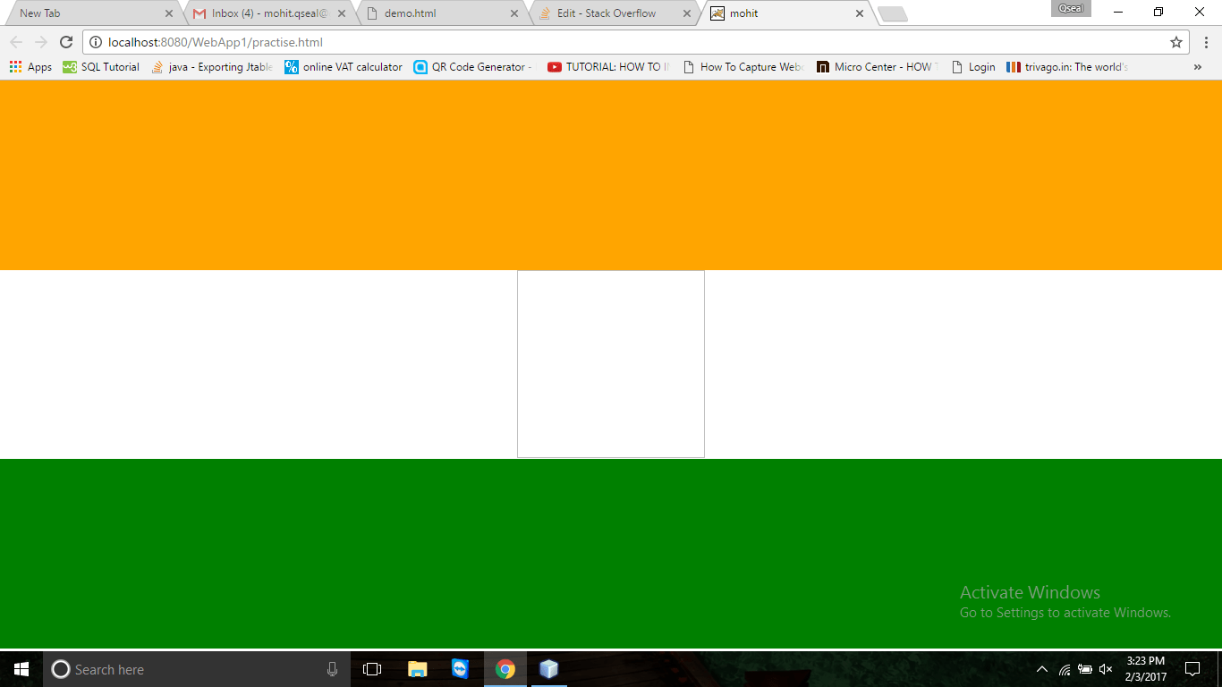 Html Insert Image In Div Tag Not Working In Netbeans Stack Overflow