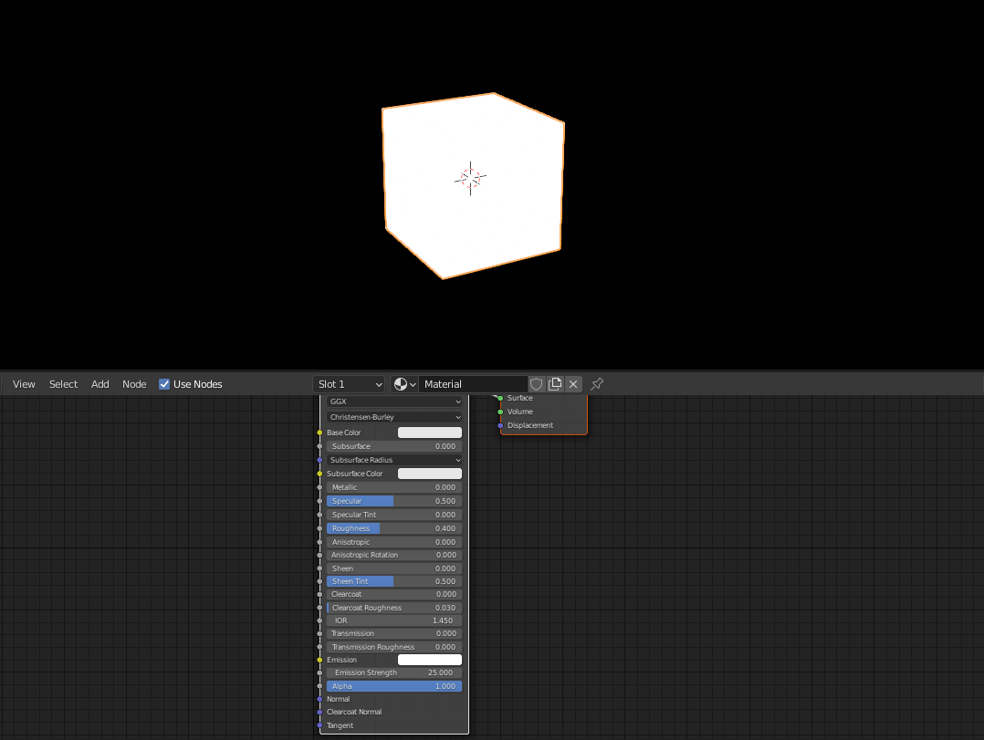 shaders Emission node not rendering at all in Cycles nor Eevee Blender Stack Exchange