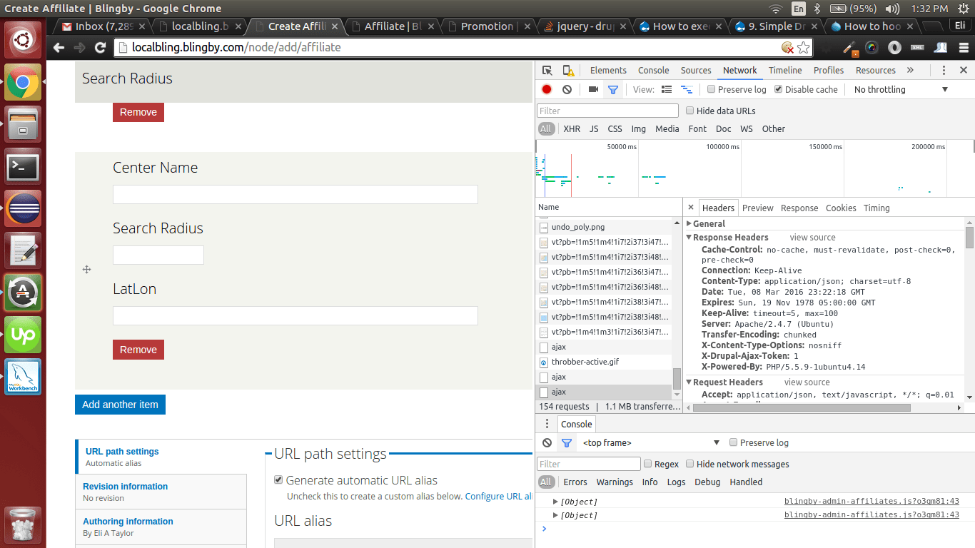 How to hook "/system/ajax" with javascript in Drupal 7 Drupal Answers