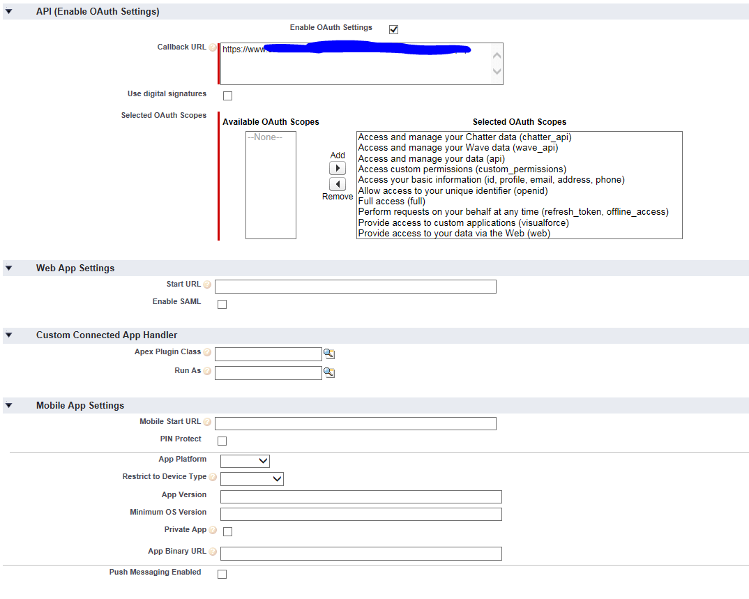BULK Api Invalid Session ID for Valid oAuth2 Token Salesforce Stack