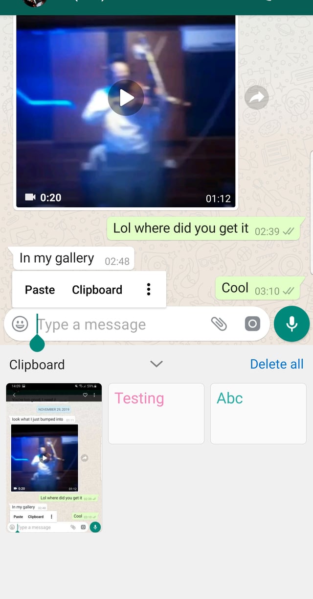 Disabling the clipboard history on Samsung devices Sample Code and