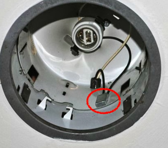 What is this small cubic device in my recessed light housing? Home