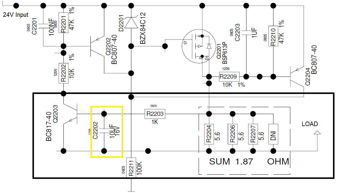 voltage Time constant of parallel RC circuit