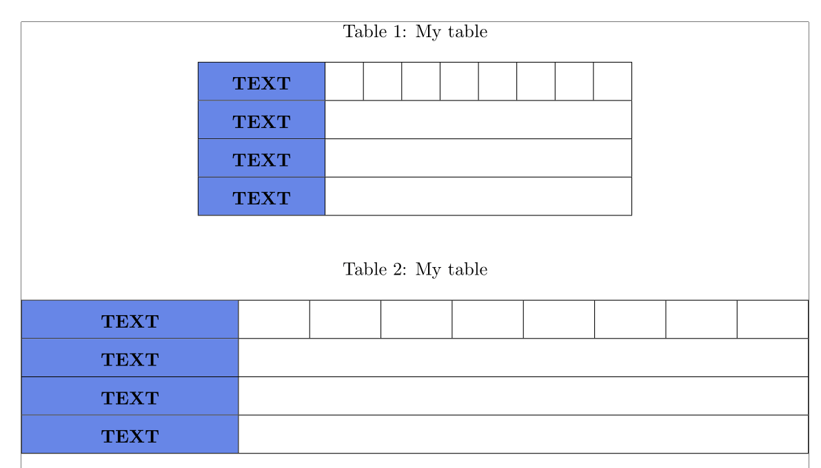 color Colored cells in a table and multicol TeX LaTeX Stack Exchange