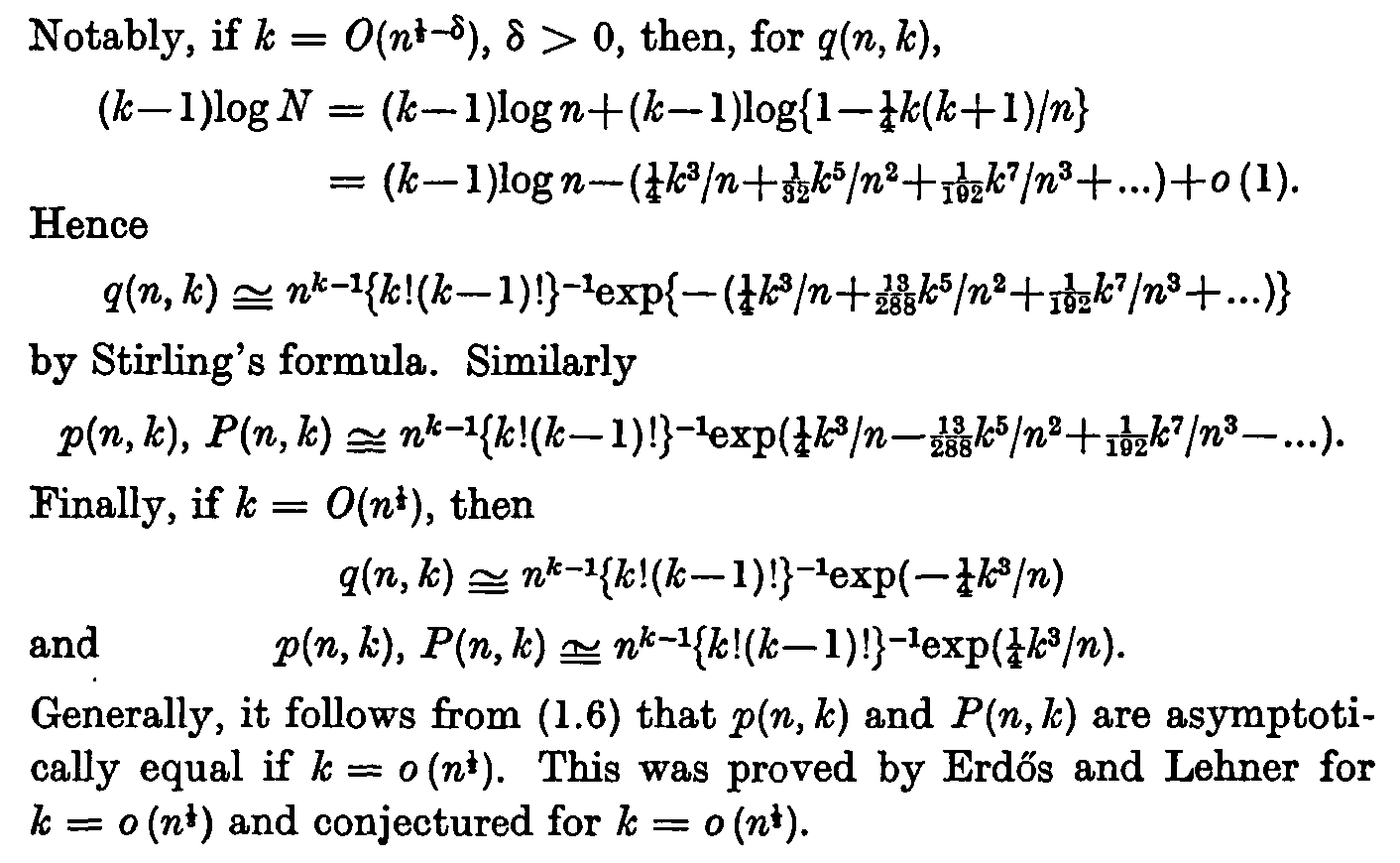 combinatorics Upper bound for the strict partition on K summands