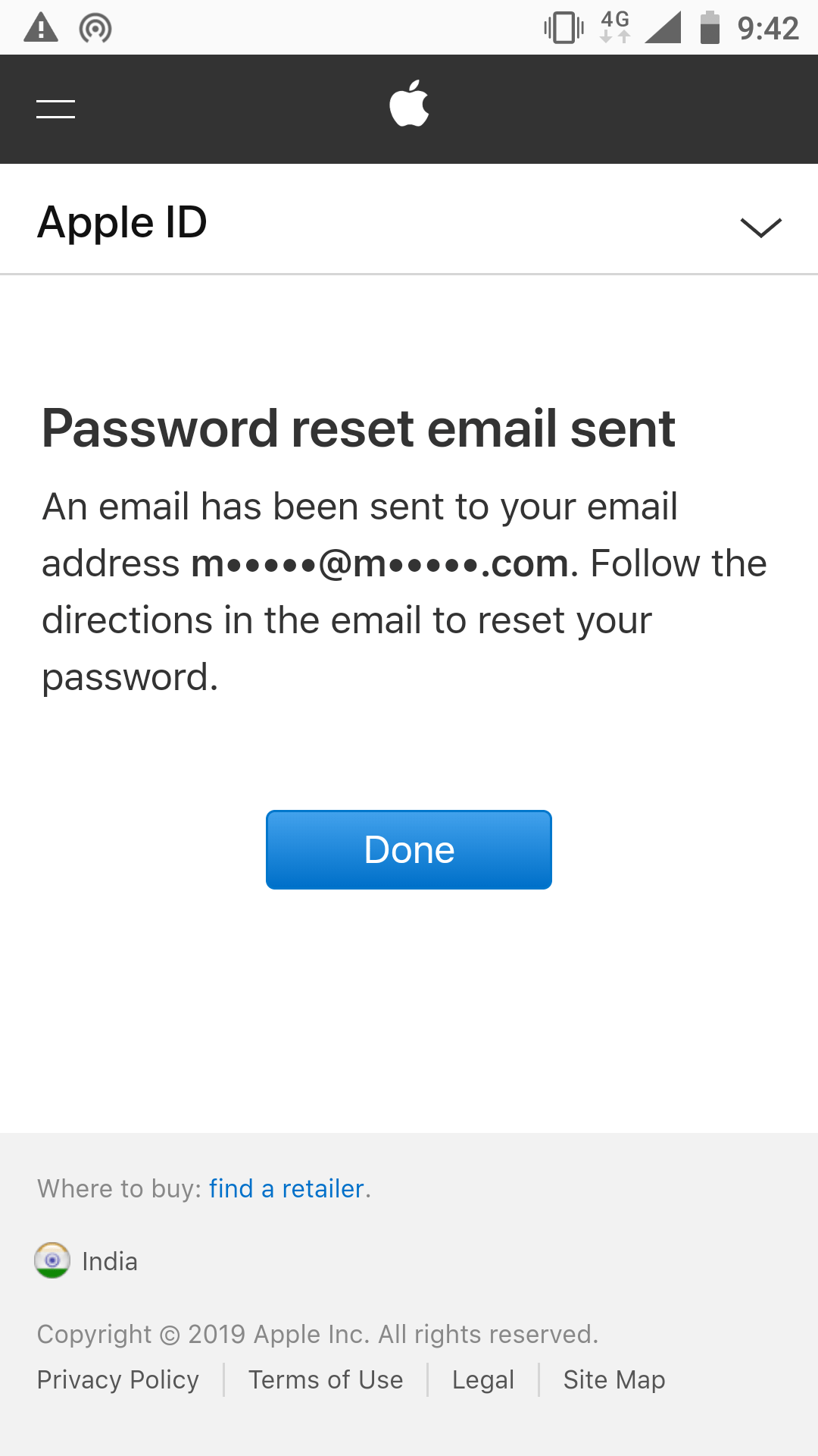 icloud Apple ID recovery mail going to wrong email