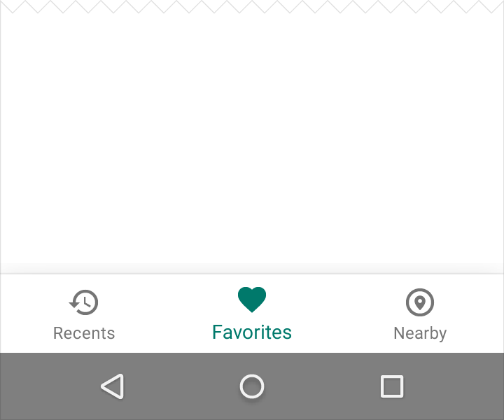 material design Android bottom navigation bar customization Stack