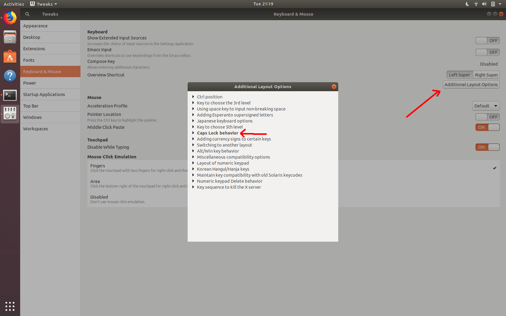 keyboard How do I remap the Caps Lock and Ctrl keys? Ask Ubuntu