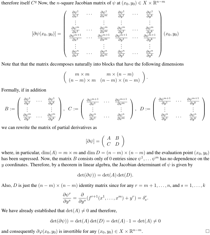 real analysis Understanding Proof About an Immersion Mathematics Stack Exchange