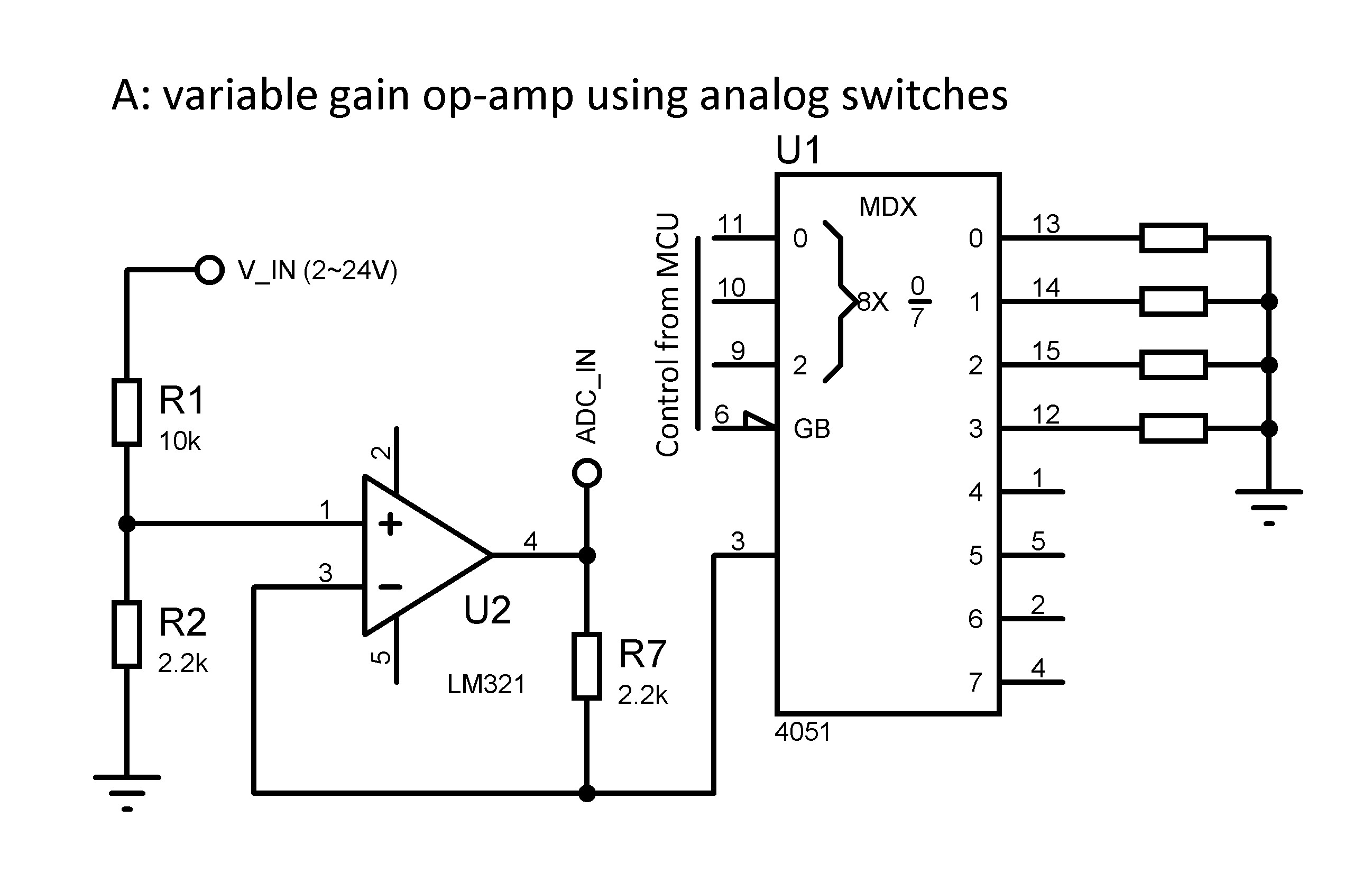 power supply Which switch/amplification method described
