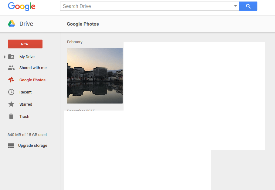 Googledrive Why don’t the photo listed in Google Photo when I upload
