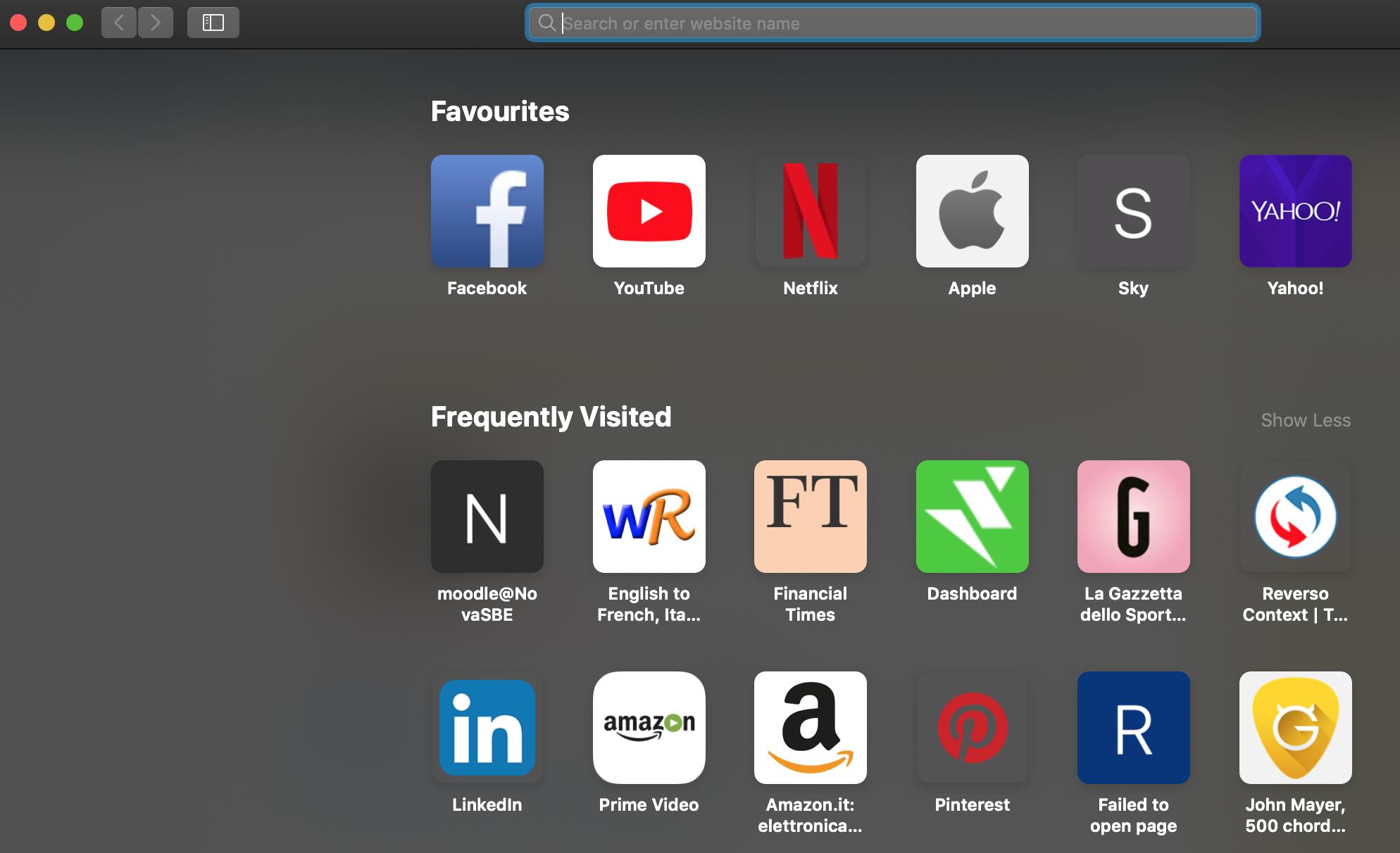 macos How to change "Favourites" and "Recently Visited" icons in