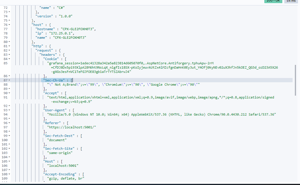 Retrieving the APM transaction properties and its types in DSL Query