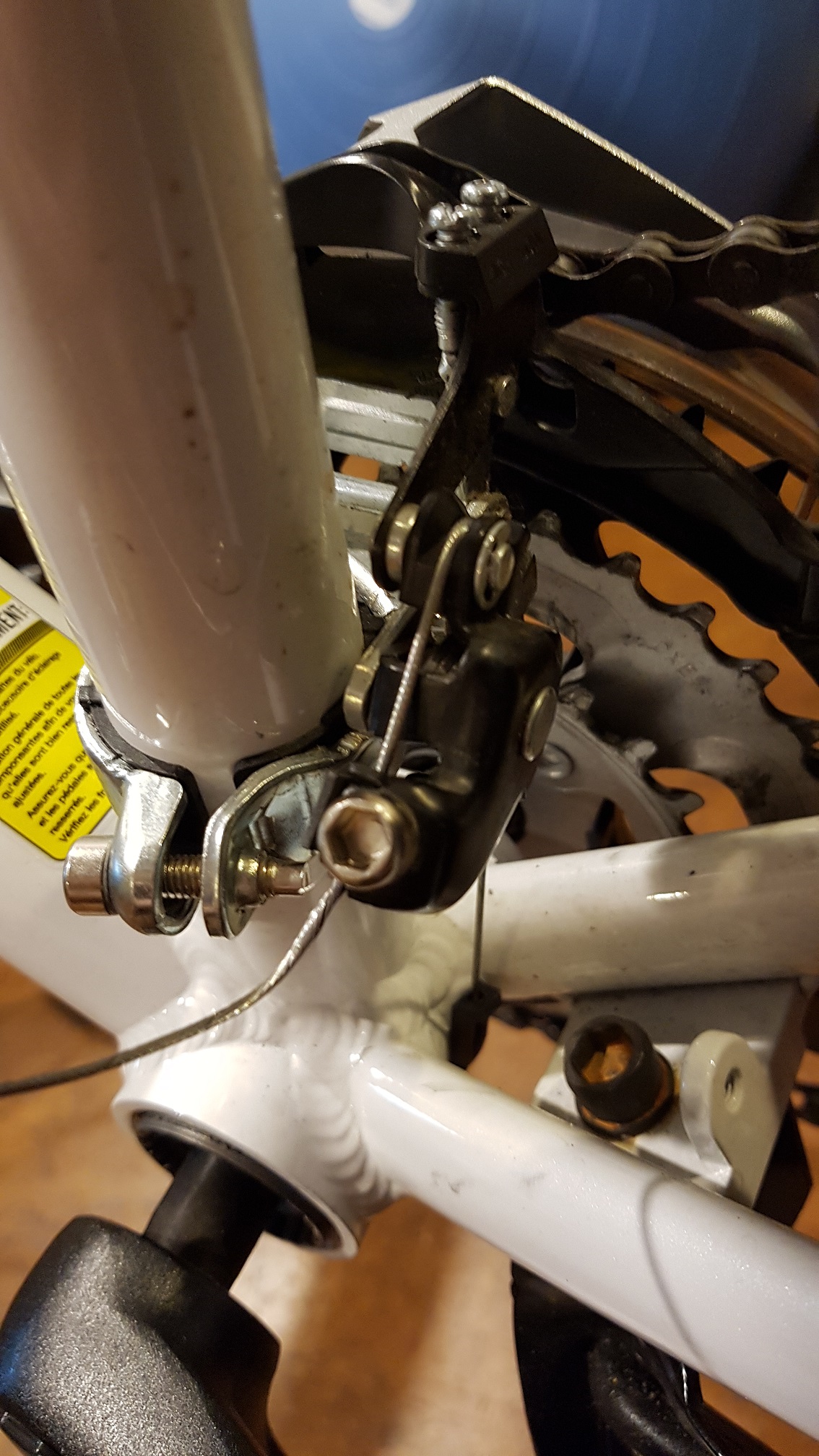 shifter Very stiff front derailleur Bicycles Stack Exchange