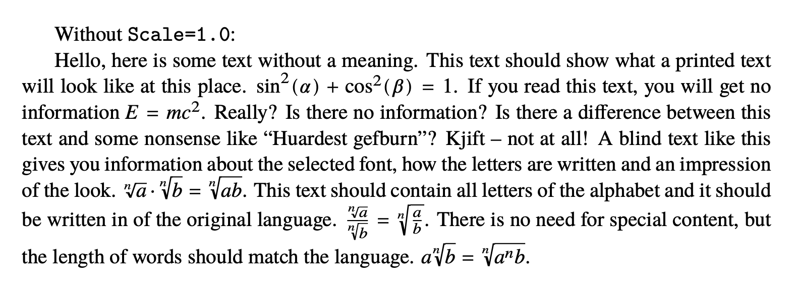 xetex Scaling fonts with XeLaTeX TeX LaTeX Stack Exchange