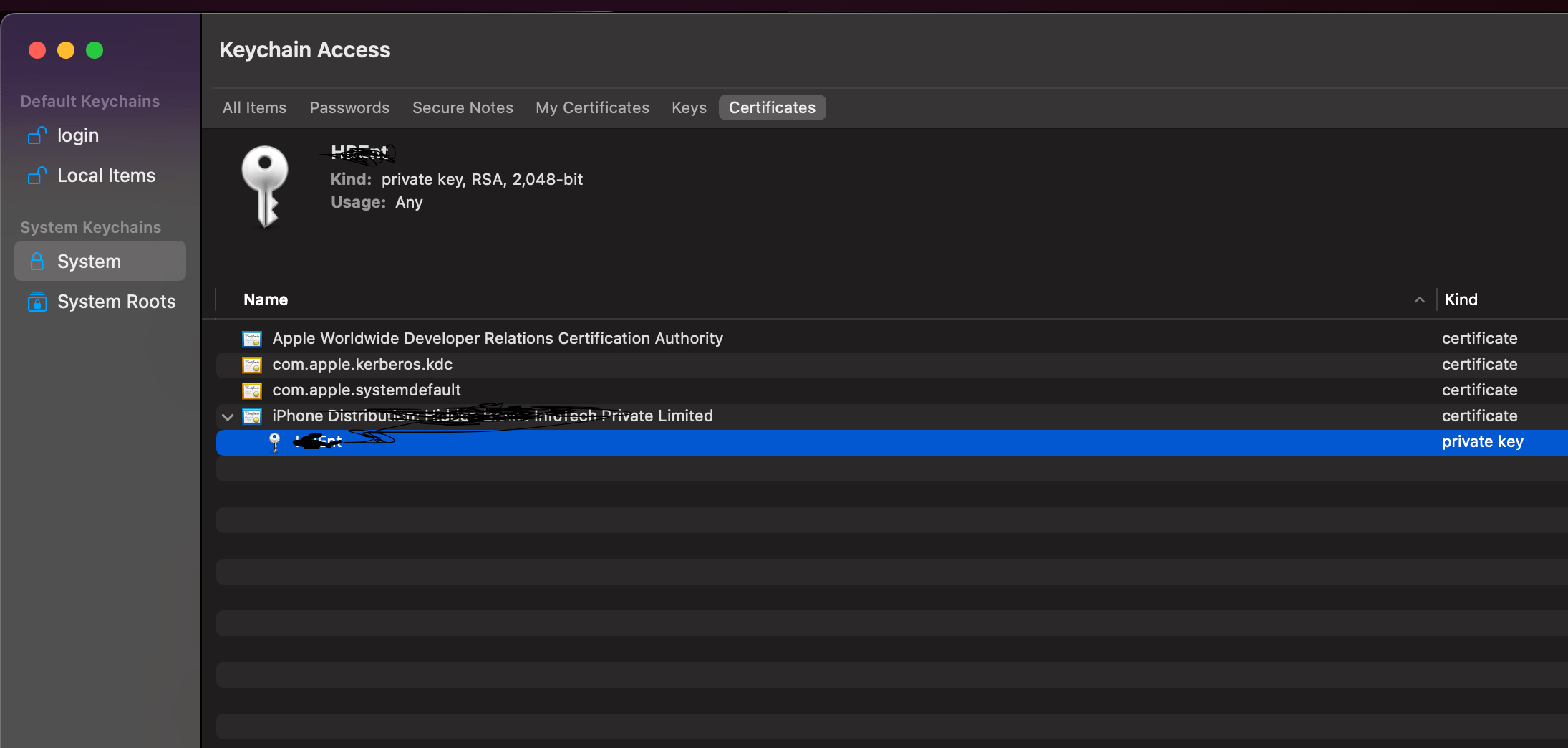 Xcode keeps asking for password to use the System Keychain Stack Overflow