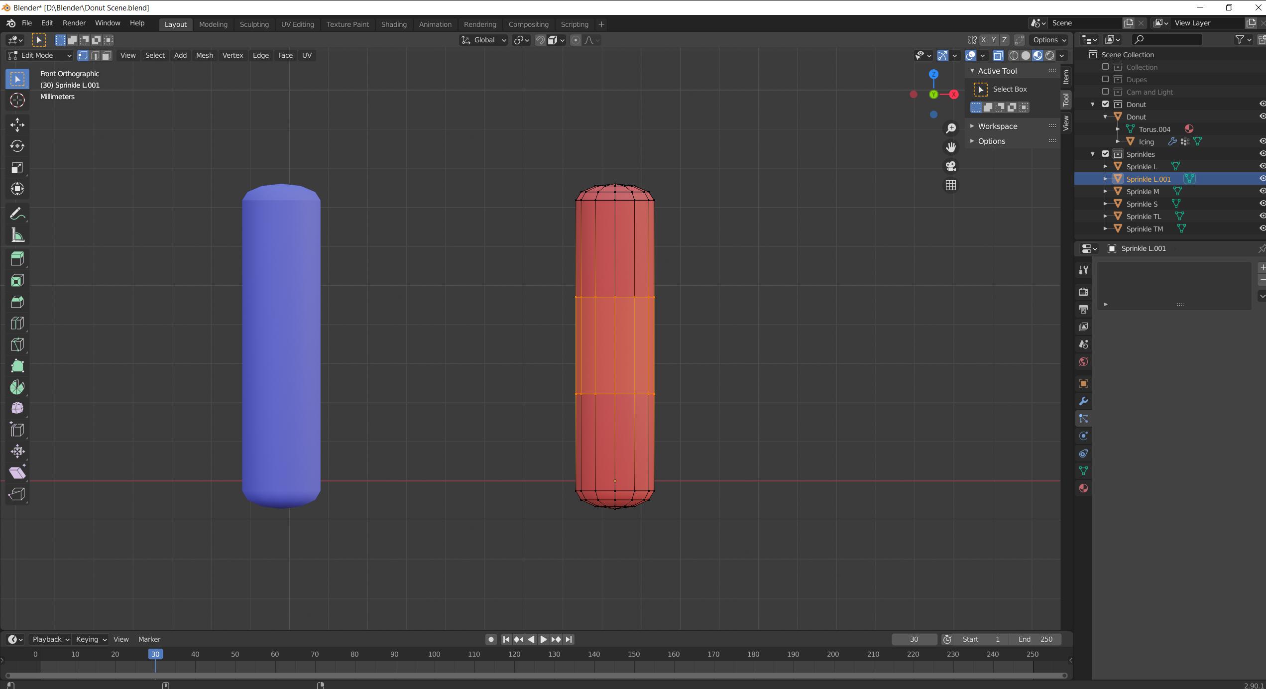 modeling Why a new 'merged' mesh is created when adding multiple loop