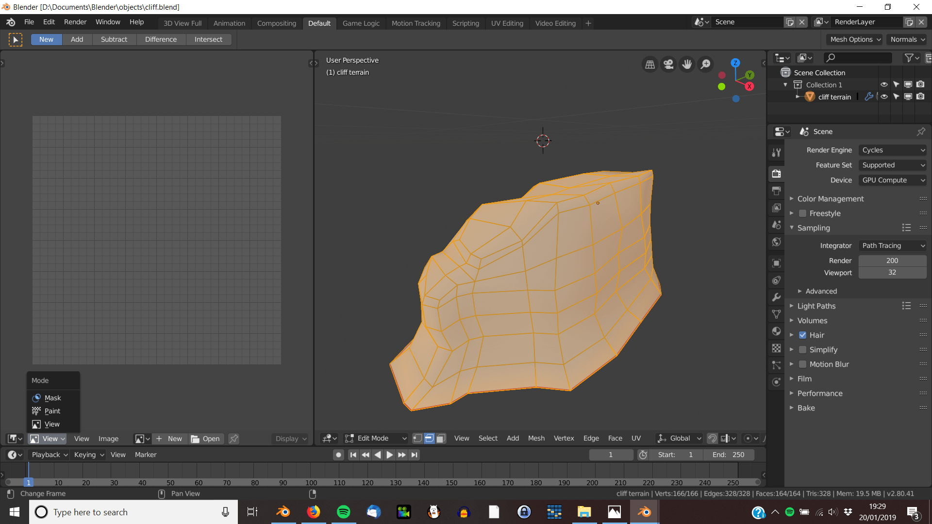 UV mesh does not appear in UV editor in blender 2.8 but does in 2.79