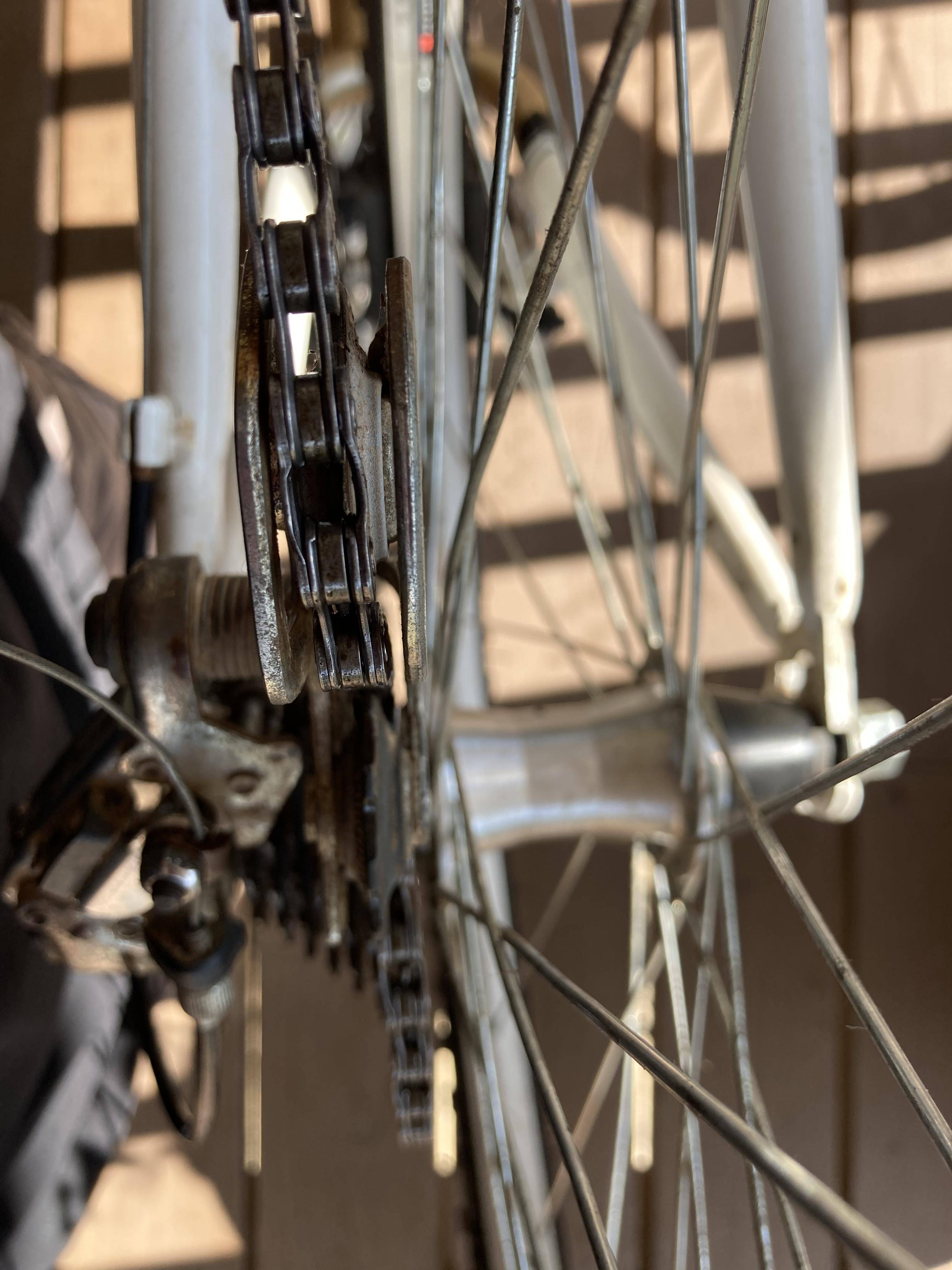 Chain catching after derailleur change Bicycles