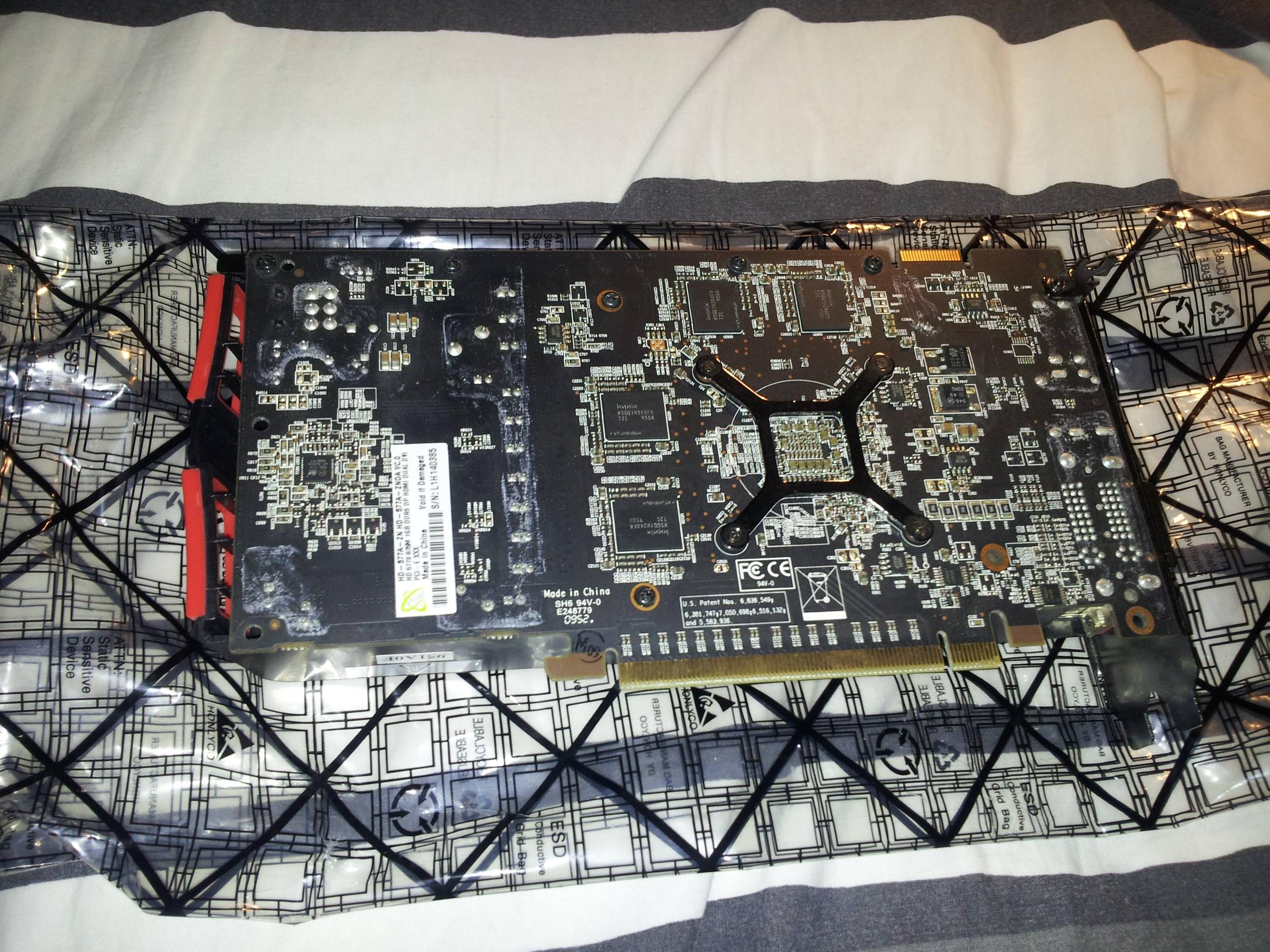 [Resuelta] graphicscard Corrosión blanca en la tarjeta de