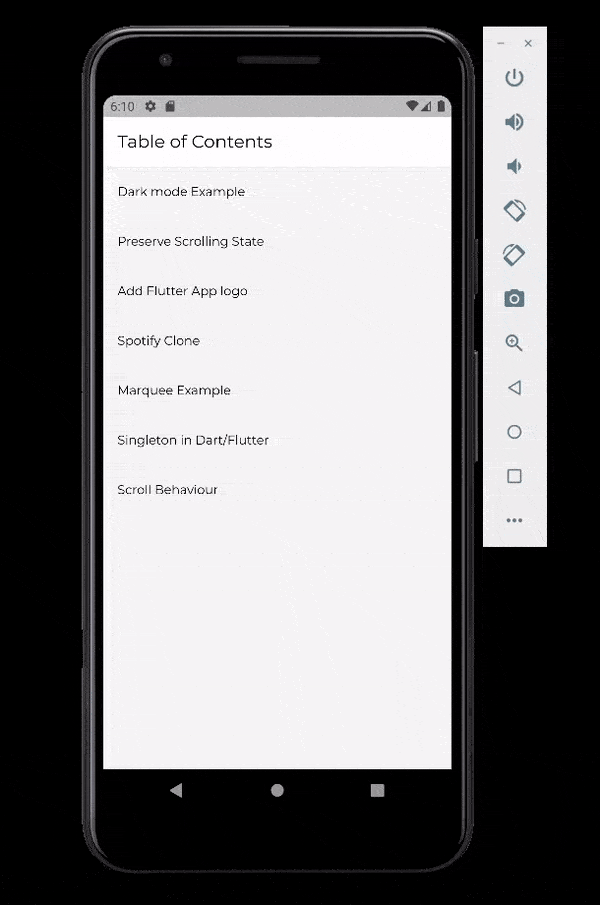 I want to scroll up after the all childs of ListView have been scrolled