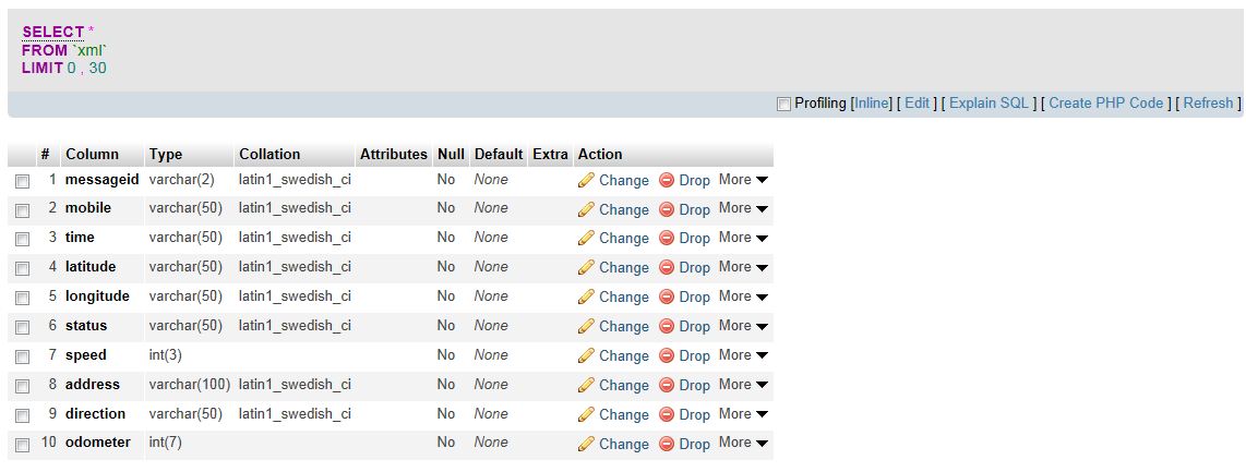 PHP Code import xml file from web server (/public_html/ctrackxml