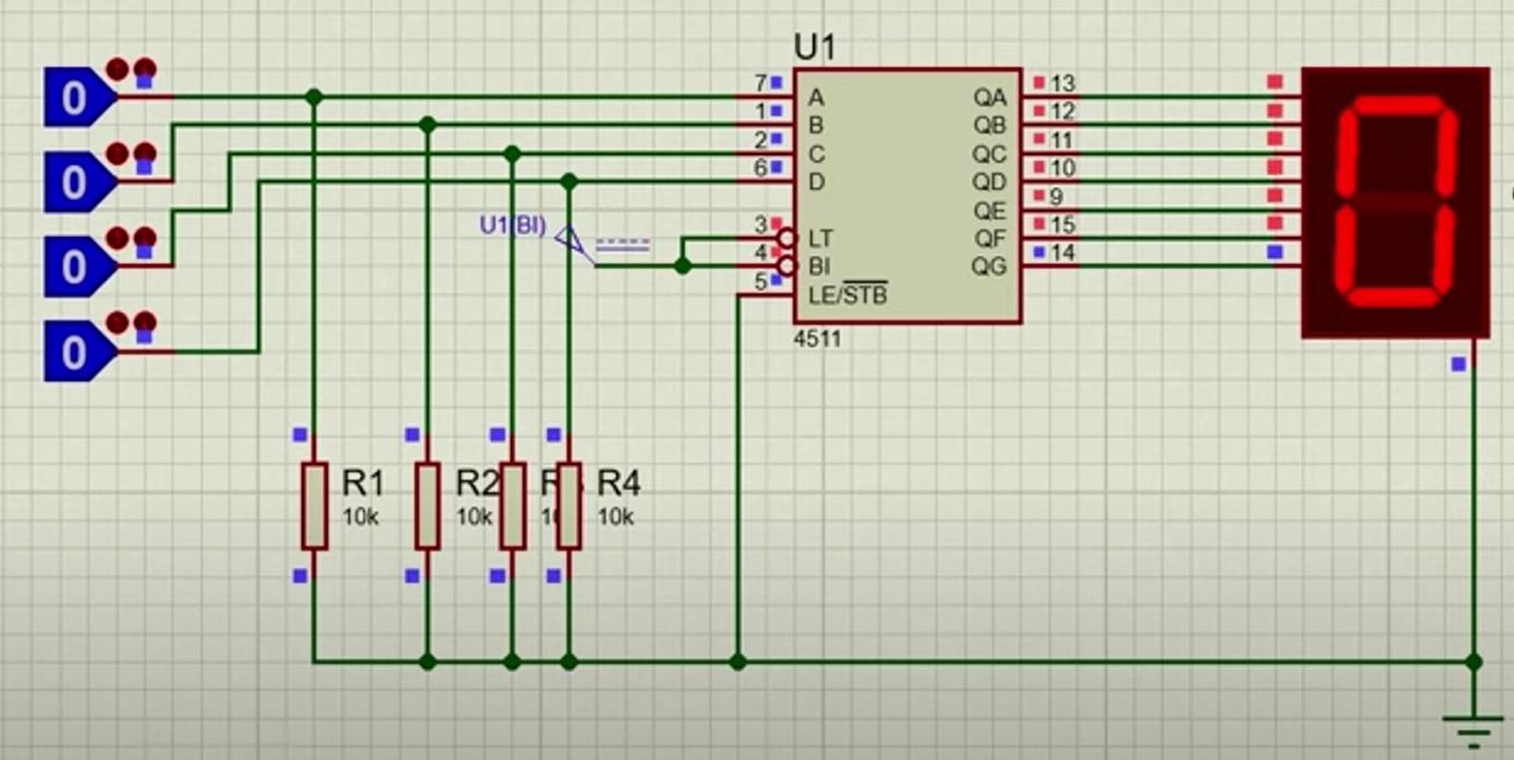 logic gates What are the considerations of using a common anode 7