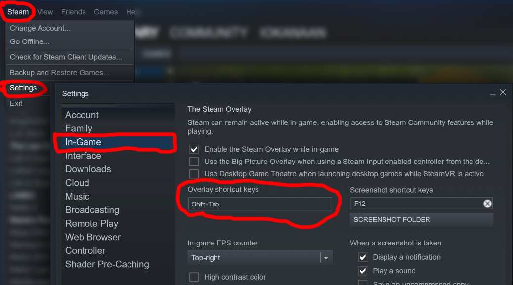 How to open the Steam overlay if my controller doesn't have the guide